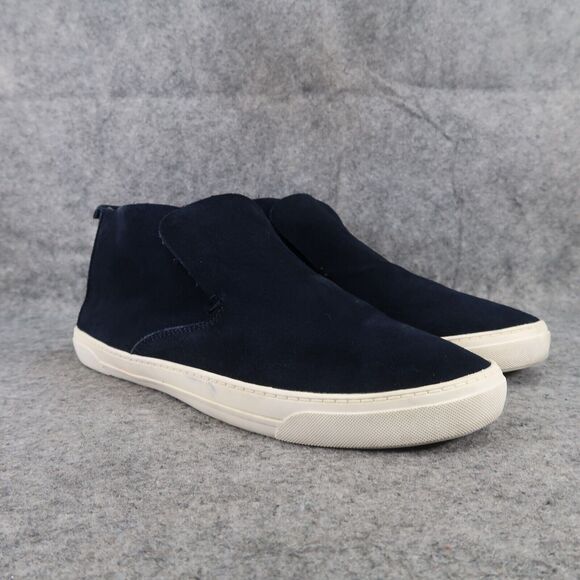 Dolce Vita Shoes Womens 11 Sneakers Casual Slip On Bootie Mid Leather Blue DV - Picture 1 of 12